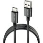 NGS Cable USB 2.0 ZYRO-AC Macho a USB Tipo-C, 15W, 480Mbps, 1m, Negro